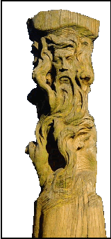 Svantovit houten beeld